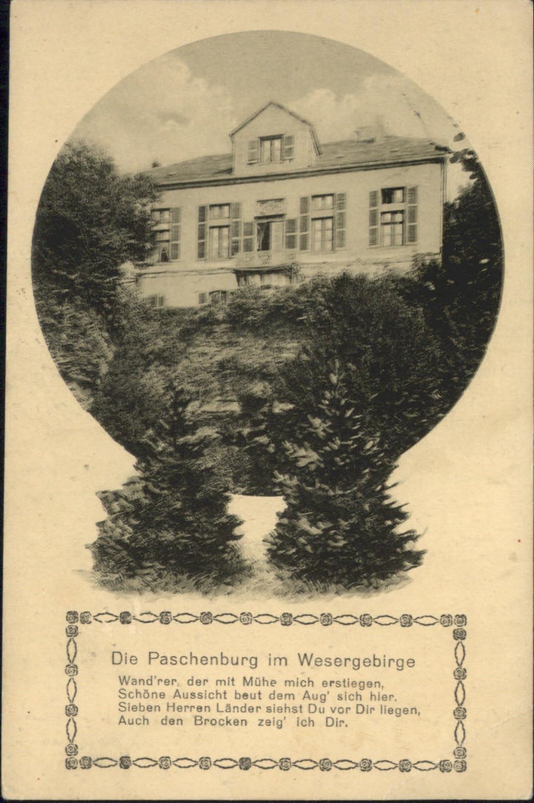 Schaumburg Rinteln Paschenburg
Wesergebirge