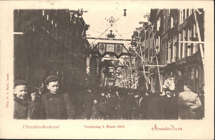 Amsterdam Niederlande Utrechtschestraat