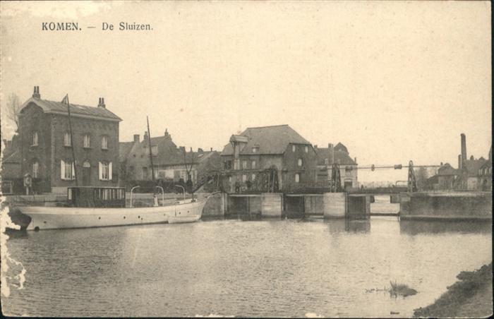 Komen Sluizen Schiff