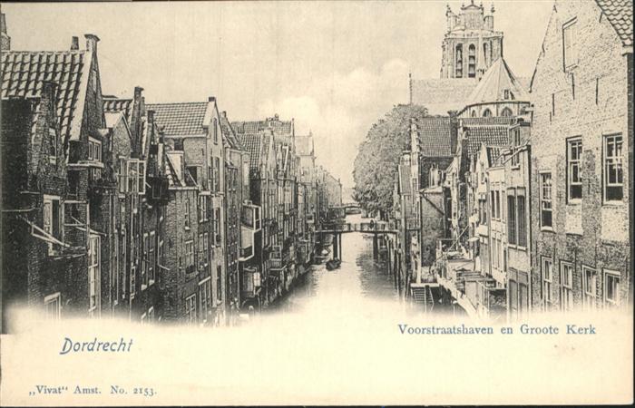 Dordrecht Voorstraathaven Groote Kerk