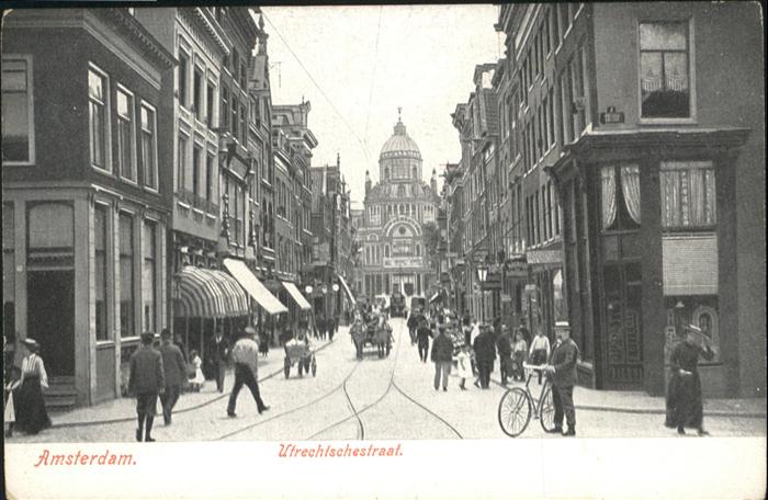 Amsterdam Niederlande Utrechtschestraat Kutsche