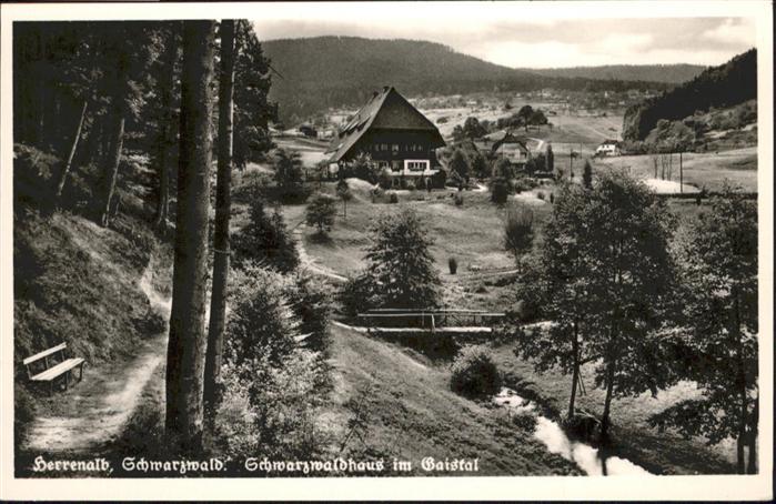 Bad Herrenalb Schwarzwaldhaus
Gaistal