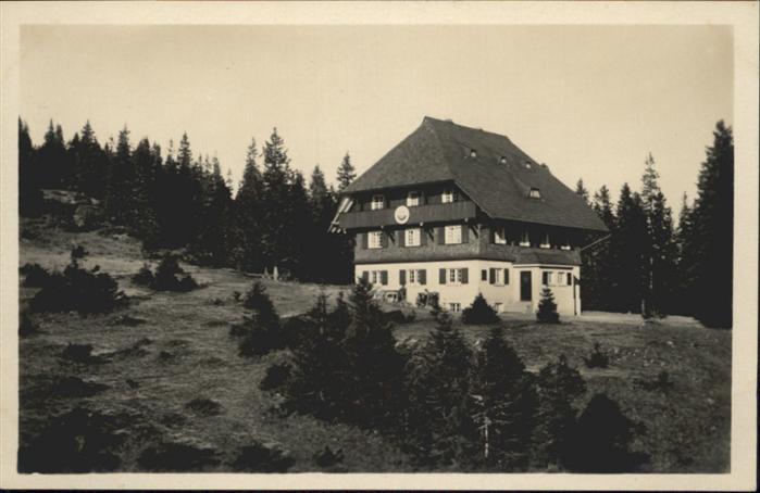 Feldberg Schwarzwald Naturfreundehaus Feldberg