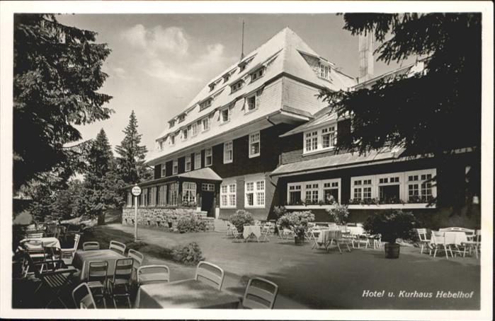 Feldberg Schwarzwald Hotel und Kurhaus Hebelhof