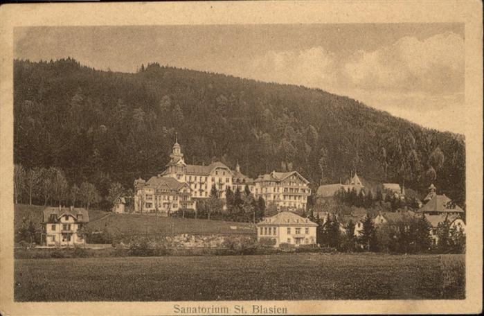 St Blasien Sanatorium