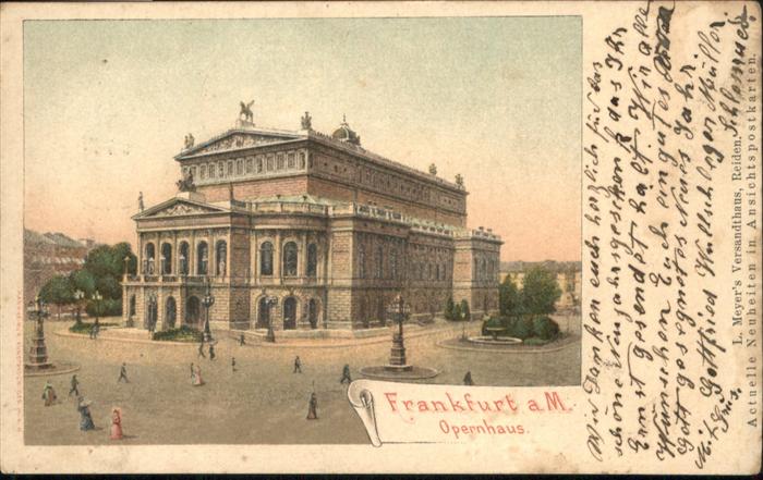 Frankfurt Main Opernhaus