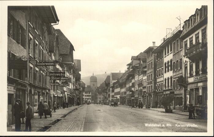 Waldshut Tiengen Rhein Kaiserstraße