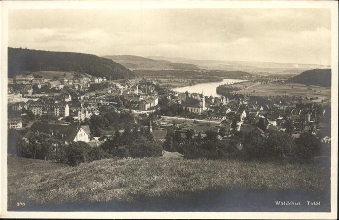 Waldshut Tiengen Rhein Totalansicht