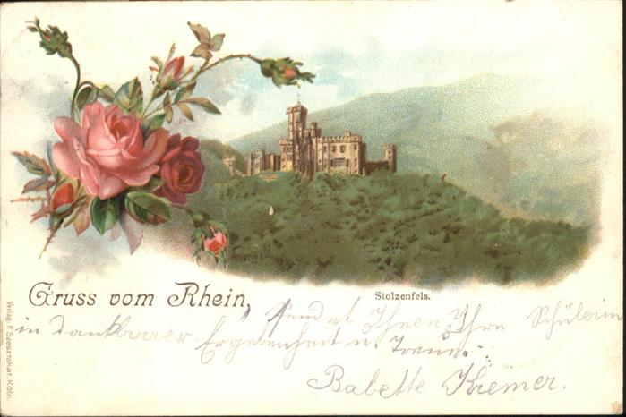 Koblenz Rhein Stolzenfels