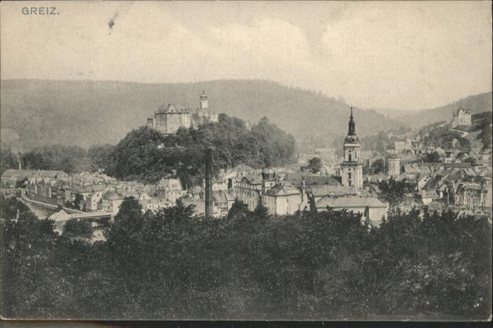 Greiz Thueringen Panorama