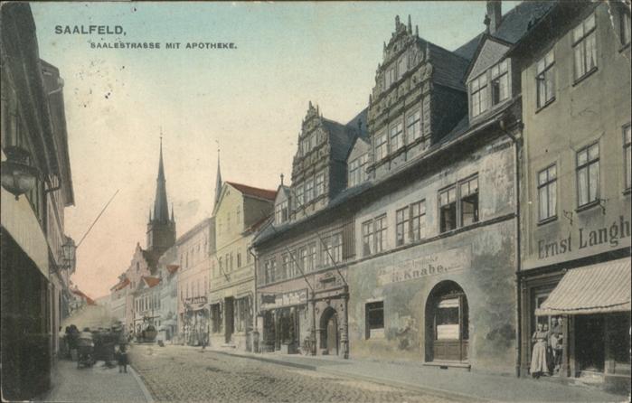 Saalfeld Saale Saalstraße
Apotheke