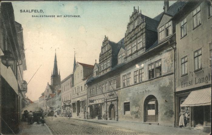 Saalfeld Saale Saalstraße 
Apotheke