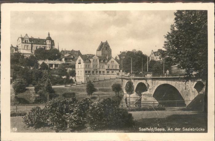 Saalfeld Saale Saalebrücke