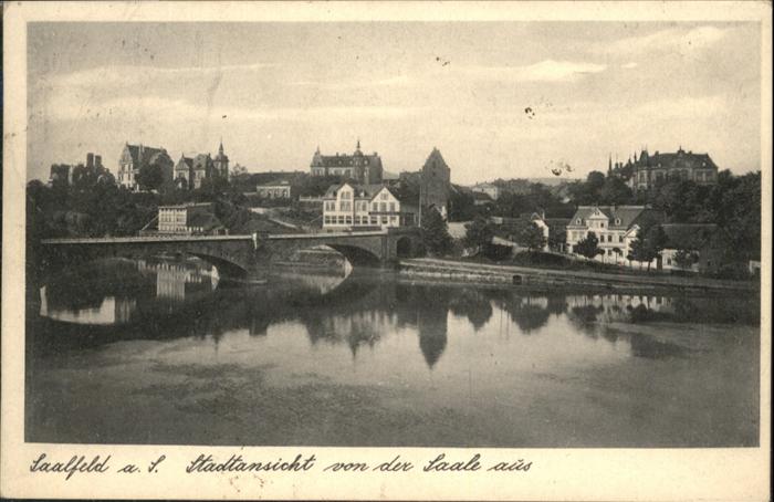 Saalfeld Saale Saale
Stadtansicht