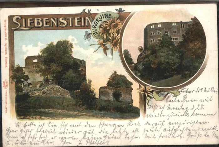 Bad Liebenstein Siebenstein Burgruine