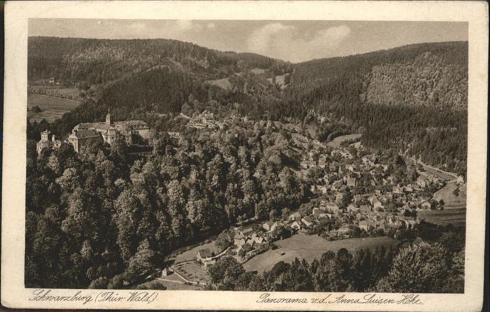 Schwarzburg Thueringer Wald thür. Wald
Panorama
Anna-Luisen-Höhe
