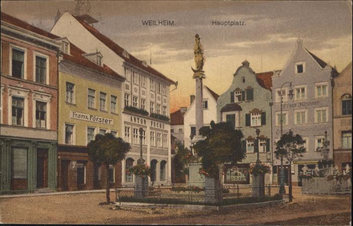 Weilheim Hauptplatz