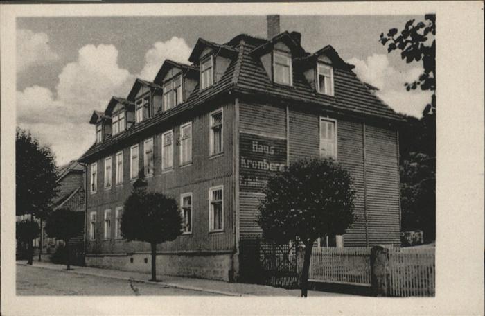 Neustadt Harz Haus Kromberg