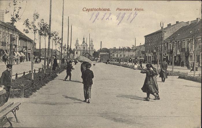 Czestochowa Schlesien Pierwsza Aleja
