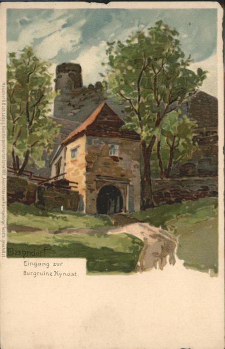 Kynast Burgruine Kuenstler Bahndorf