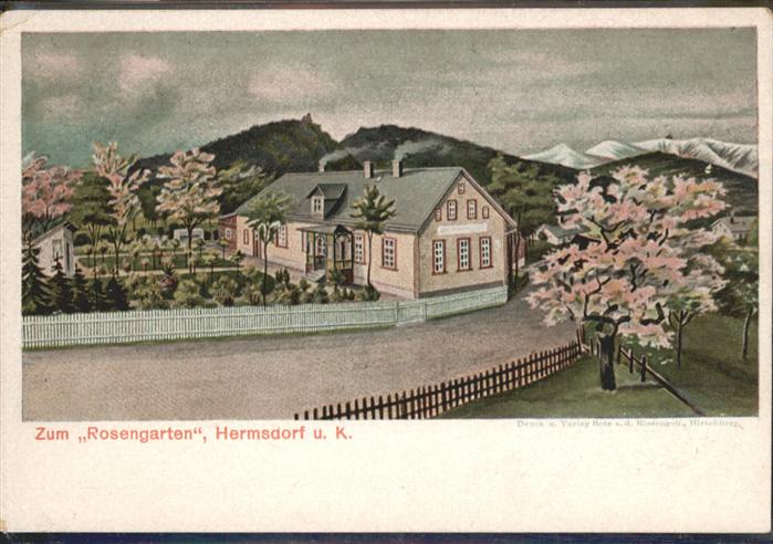 Hermsdorf Thueringen Kynast Riesengebuirge Rosengarten