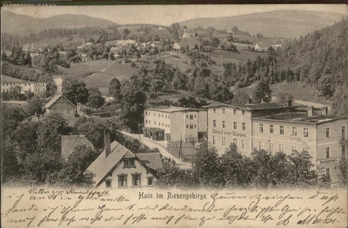 Hain Riesenbegirge Hotel Kippe