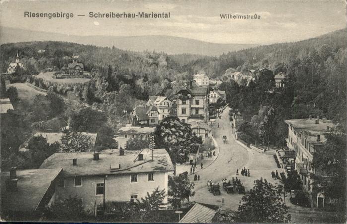 Schreiberhau Niederschlesien Riesengebirge Wilhelmstrasse