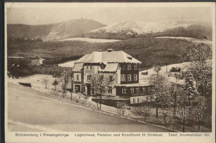 Brueckenberg Riesengebirge Riesengebrige Logierhaus Pension