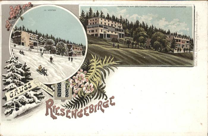 Brueckenberg Riesengebirge Riesengebirge Gasthaus  Deutsche Kaiser