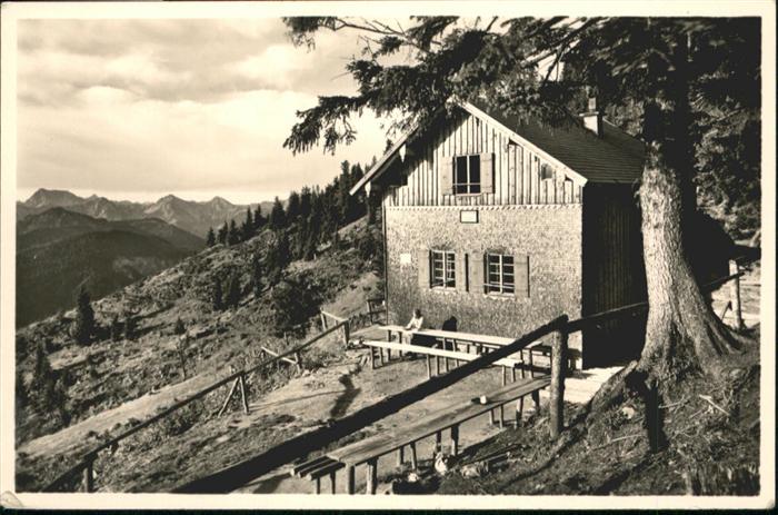 Pfronten Ostallgaeu Bayern Pfrontner Huette a.d. Edelberg