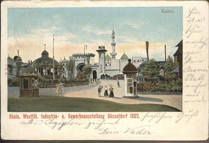 DuessELDORF CITY Westfael. Industrie- und Gewerbeausstellung 1902