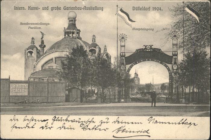 DuessELDORF CITY Internat. Gartenbau- Ausstellung 1904
