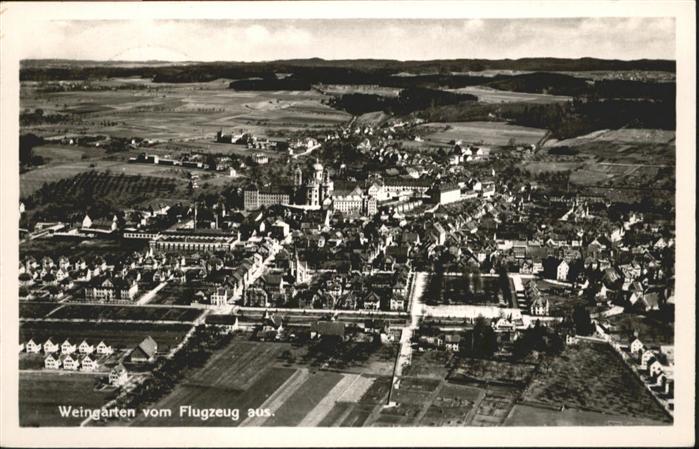 Weingarten Wuerttemberg Fliegeraufnahme