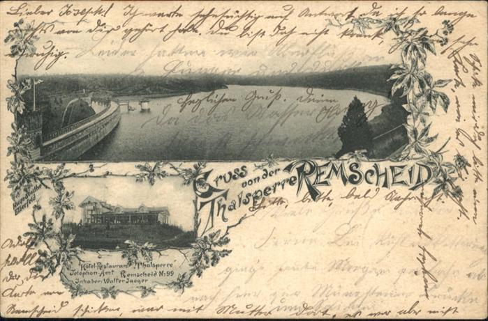 Remscheid Thalsperre