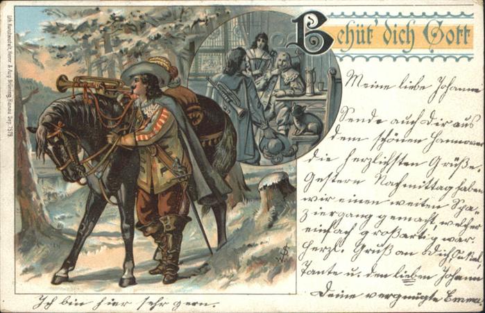 Trompeter Scheffel Behüt Dich Gott