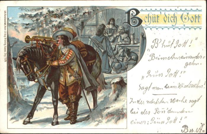 Trompeter Scheffel Behüt Dich Gott