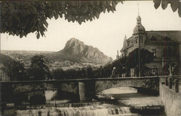 Bilina Bilin Tschechien Brücke