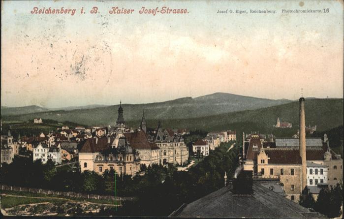 Reichenberg Liberec Boehmen Kaiser Josef Strasse