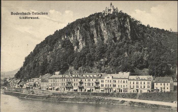 Bodenbach-Tetschen Boehmen Schäferwand
