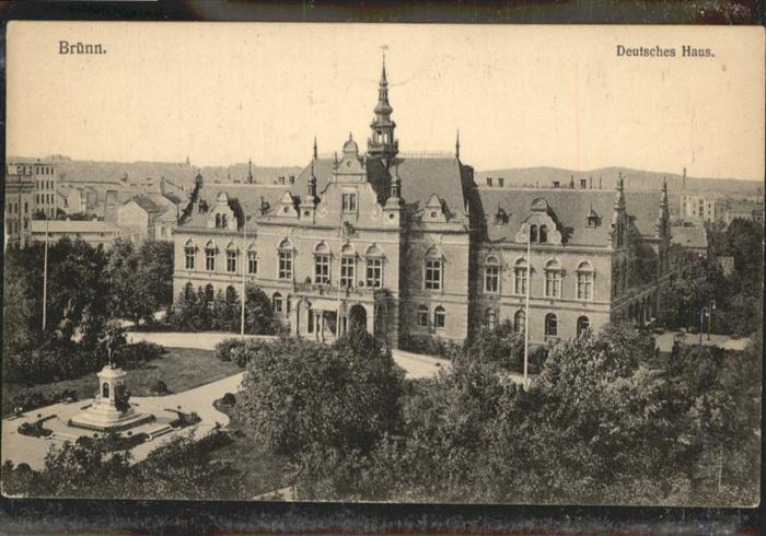 Bruenn Brno Deutsches Haus