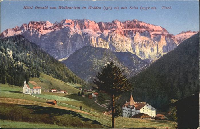 Wolkenstein Groeden Hotel Oswald Sella