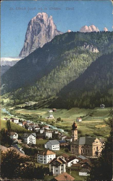 St Ulrich Schwarzwald Grüden Tirol