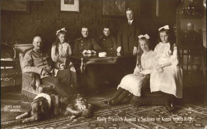 Adel Sachsen König Friedrich August von Sachsen Kind