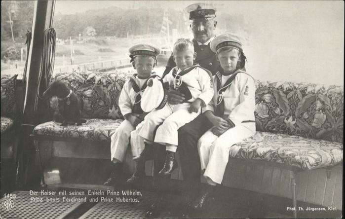 Wilhelm II Enkelkinder Prinz Wilhelm Prinz Louis F