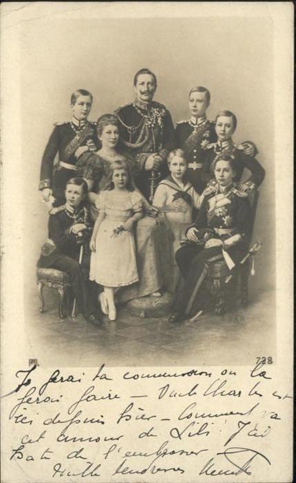 Wilhelm II Familie Adel Preussen