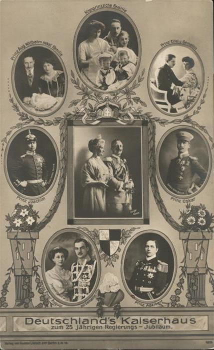 Wilhelm II Kaiserin Auguste Viktoria Kaiserhaus 25