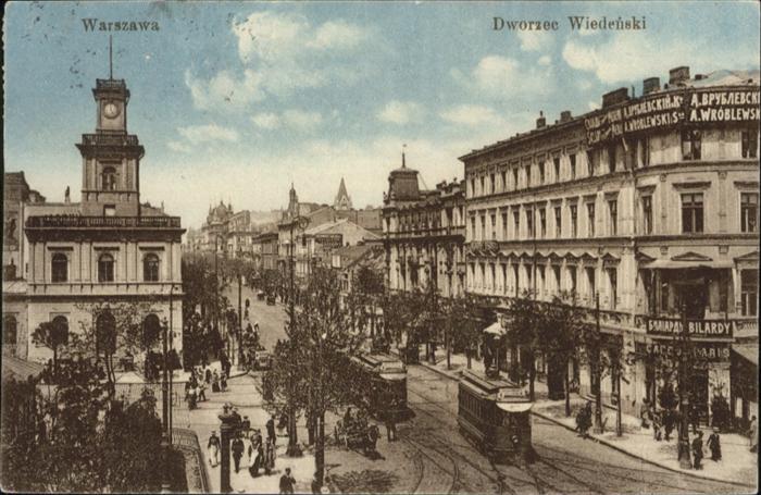 Warszawa Dworzee Wiedenski Strassenbahn