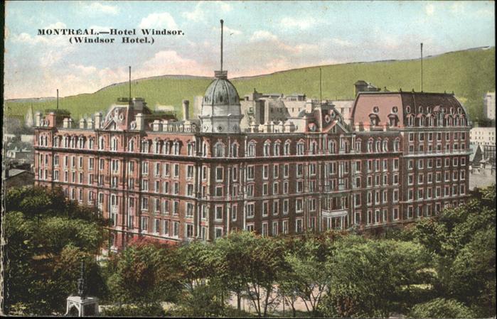 Montreal Quebec Hotel Windsor