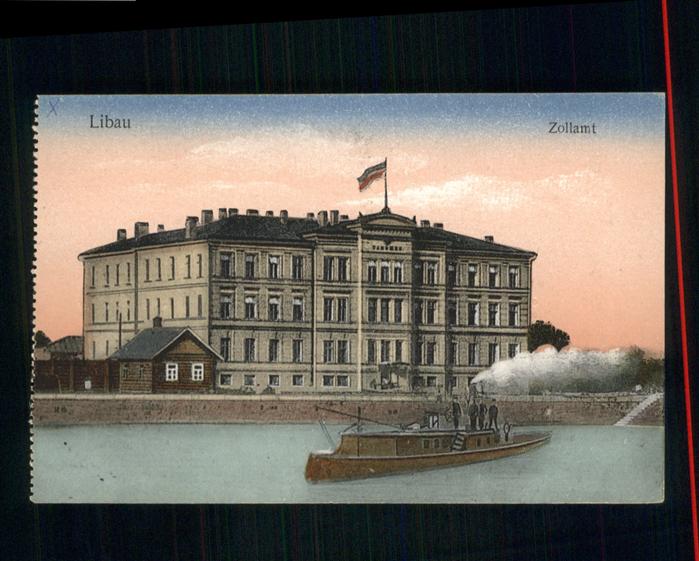 Libau Liepaja Zollamt Schiff
