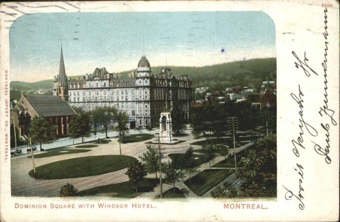 Montreal Quebec Windsor Hotel